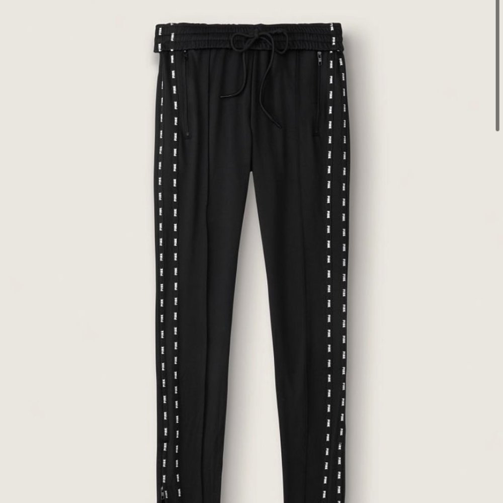 PINK SKINNY TRACK PANT
